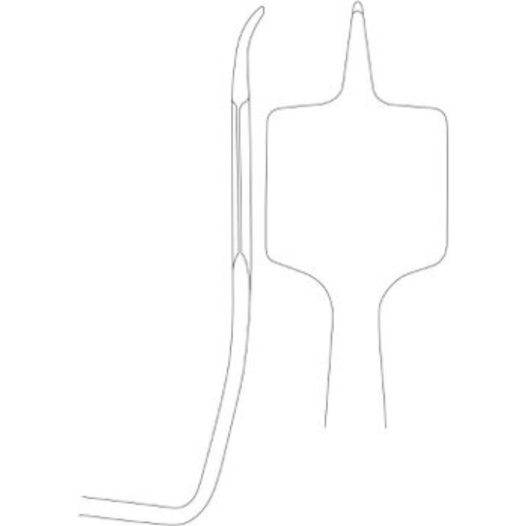 Bent Hohmann Retractor