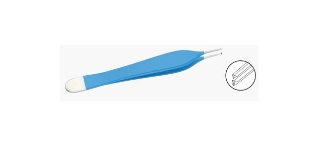 Non-Conductive Coated Adson Tissue Forceps